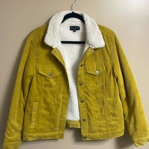 Yellow Love Tree Winter Jacket (large)